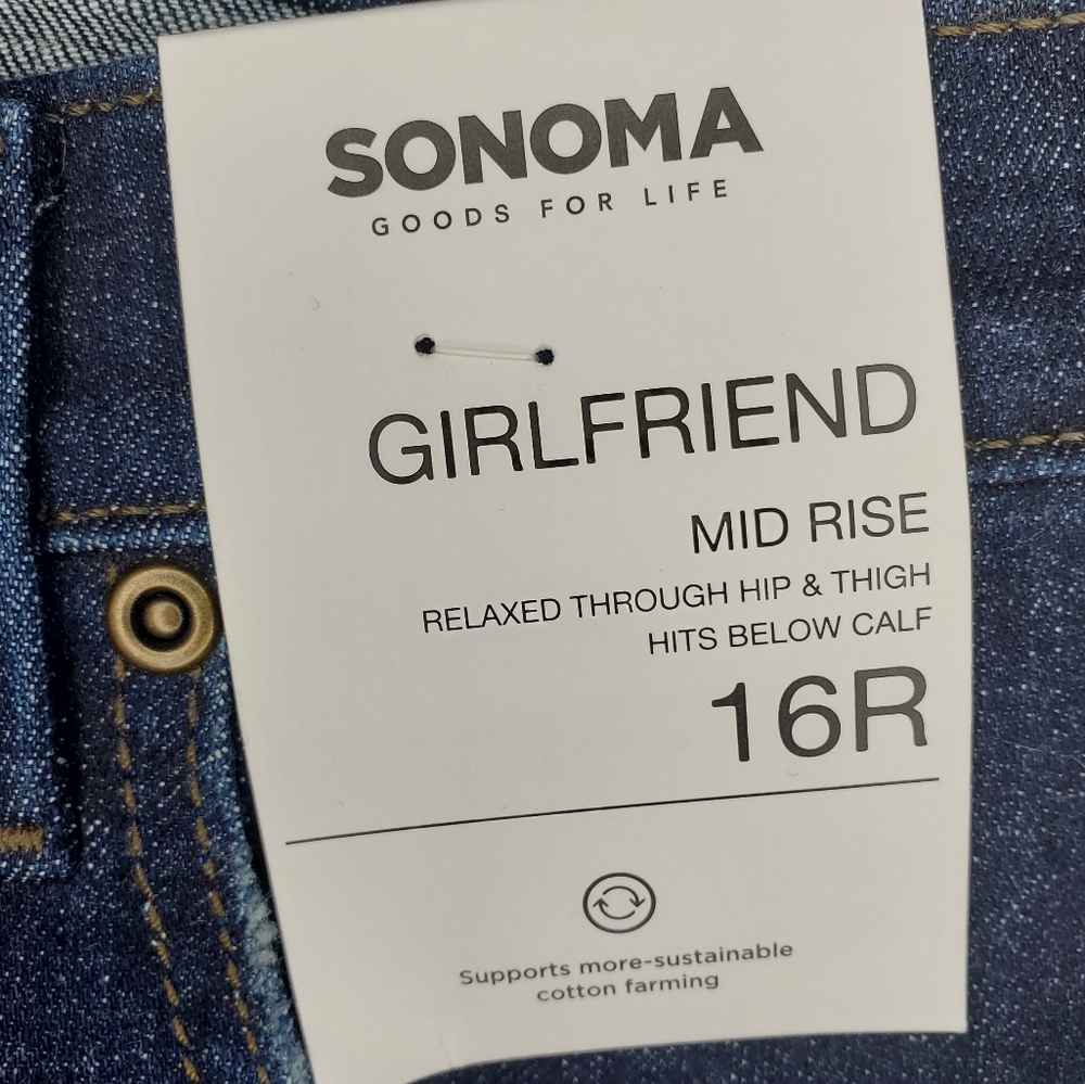 SANOMA girlfriend fit Bluejeans - Picture 4 of 7